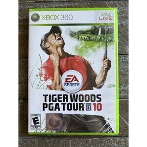 Tiger Woods PGA Tour 10 (Microsoft Xbox 360, 2009) - Complete